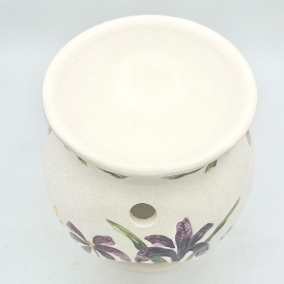 Village Candle Wildflowers Simmer Pot Wax Bar Melter Spring 5” EUC Embossed - Picture 5 of 6